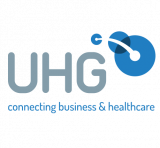 UHG - connecting business and healthcare logo